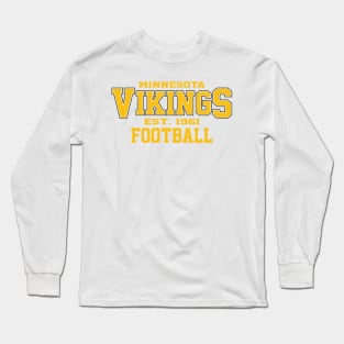 Vintage MST Vikings Football Long Sleeve T-Shirt